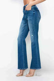 Bytos Full Size High Rise Bootcut Jeans with Pockets - Rosa Apparel