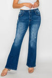 Bytos Full Size High Rise Bootcut Jeans with Pockets - Rosa Apparel