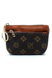 CM Monogram Keychain Coin Purse - Rosa Apparel