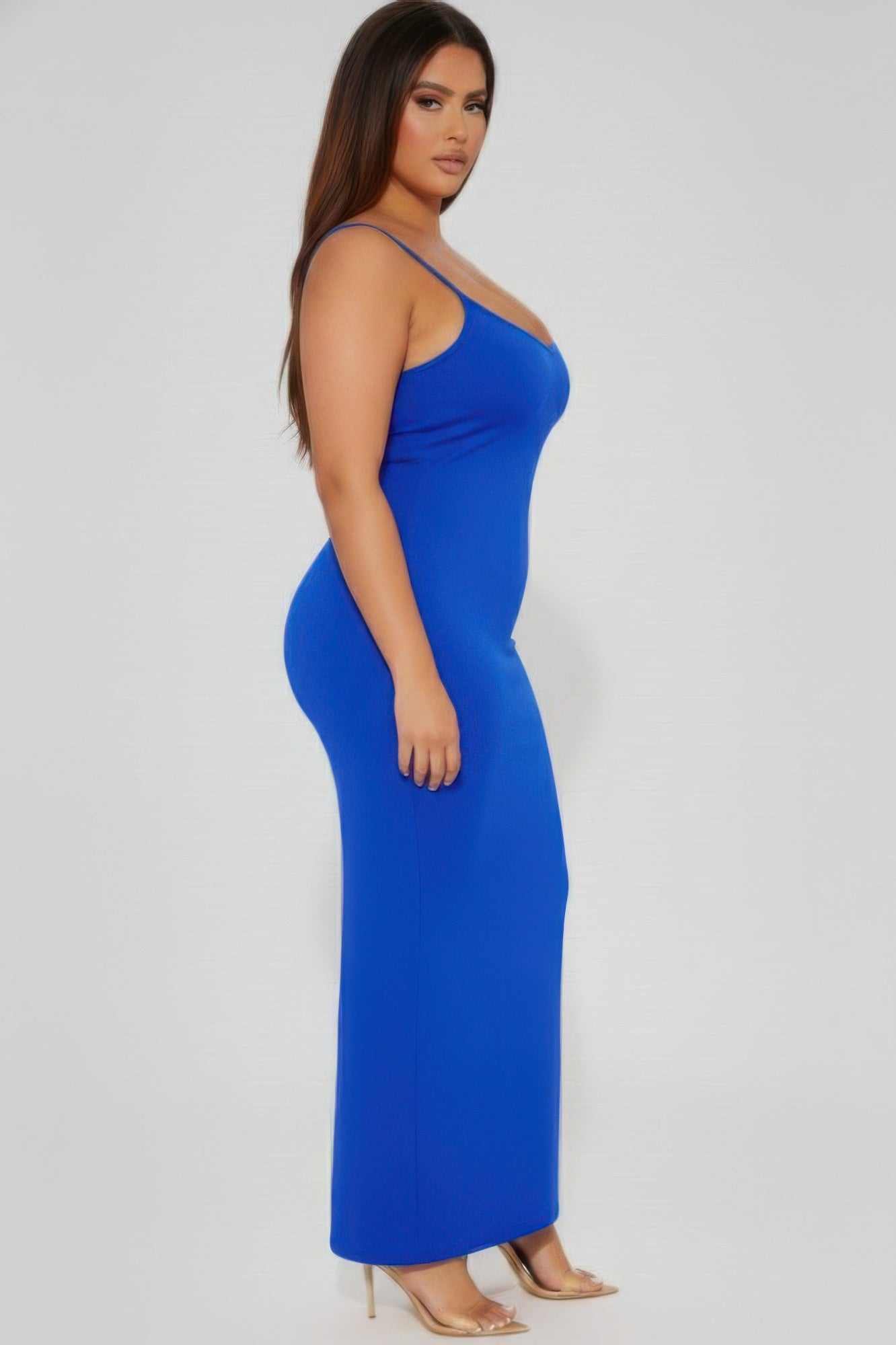 capella maxi dress Ribbed Open Back Sleeveless Maxi Dress