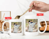 Custom Coffee Mug with Photo, Personalized Picture Coffee Cup, Anniversary Mug Gift for Him / Her, Customizable Logo-Text Mug - Rosa Apparel