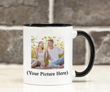 Custom Coffee Mug with Photo, Personalized Picture Coffee Cup, Anniversary Mug Gift for Him / Her, Customizable Logo-Text Mug - Rosa Apparel