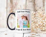 Custom Coffee Mug with Photo, Personalized Picture Coffee Cup, Anniversary Mug Gift for Him / Her, Customizable Logo-Text Mug - Rosa Apparel