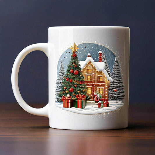 Custom Coffee Mug with Photo, Personalized Picture Coffee Cup, Christmas Mug Gift for Him / Her, Customizable Logo-Text Mug - Rosa Apparel