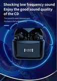 DZ-iTech Wireless Earbuds J5 Pro, ANC+ENC, Noise Cancelling Headsets TWS BT5.3. 36H of Usage time, LCD Power Display - Rosa Apparel