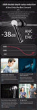 DZ-iTech Wireless Earbuds J8 Pro ANC ENC Double Noise Cancelling Headsets TWS BT5.3 - Rosa Apparel
