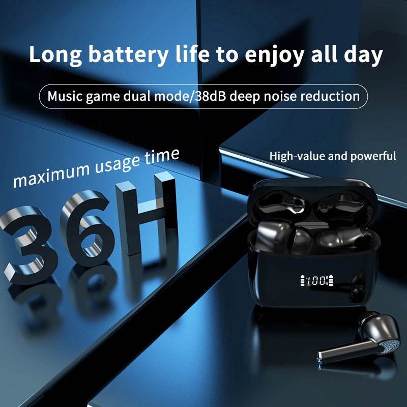 DZ-iTech Wireless Earbuds J8 Pro ANC ENC Double Noise Cancelling Headsets TWS BT5.3 - Rosa Apparel