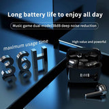 DZ-iTech Wireless Earbuds J8 Pro ANC ENC Double Noise Cancelling Headsets TWS BT5.3 - Rosa Apparel