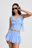 MINI RUCHED SKIRT - Rosa Apparel