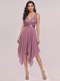 Ever Pretty V-neck Lace Chiffon A-Line Sleeveless Prom Dress - Rosa Apparel