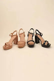 FINN-1 Ankle Strap Heel - Rosa Apparel