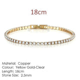 Fashion Multicolor Zircona Tennis Chain Bracelet for Women - Rosa Apparel