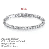 Fashion Multicolor Zircona Tennis Chain Bracelet for Women - Rosa Apparel