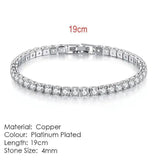 Fashion Multicolor Zircona Tennis Chain Bracelet for Women - Rosa Apparel
