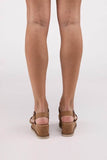 Fortune Dynamic Chic Clever-S Cross Strap Wedge Sandals - Rosa Apparel