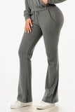 Grey Soft Zip-Up Tracksuit Set – Women’s Two-Piece Loungewear - Rosa Apparel