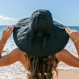 Aili’s Corner Classic Bow Wide Brim Sunhat