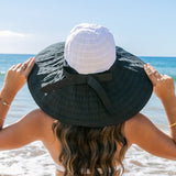 Aili’s Corner Classic Bow Wide Brim Sunhat