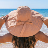 Aili’s Corner Classic Bow Wide Brim Sunhat