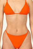 HYFVE All of Me Skinny Shoulder Straps Two-Piece Bikini Swimsuit Set - Rosa Apparel
