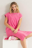 HYFVE Casual Comfy Sleeveless Regular Fit Round Neck Midi Dress - Rosa Apparel
