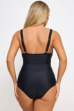 Jacky One-Piece Tummy Control V-Neck Swimsuit - Rosa Apparel