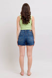 Judy Blue Full Size Double Button Waistband Denim Shorts Plus Size - Rosa Apparel