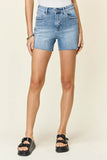Judy Blue Full Size High Waist Rhinestone Decor Denim Shorts Style #:150274 - Rosa Apparel
