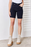 Judy Blue Full Size High Waist Tummy Control Bermuda Shorts Style #:150270 - Rosa Apparel
