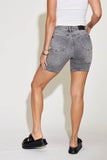 Judy Blue Full Size High Waist Washed Denim Shorts Style #:150230 - Rosa Apparel