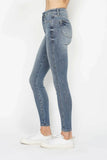 Judy Blue Full Size Tummy Control Contrast Wash Skinny Jeans - Rosa Apparel
