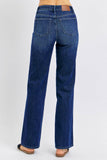 Judy Blue Full Size Tummy Control Straight Jeans Plus Size - Rosa Apparel