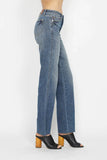 Judy Blue Full Size Tummy Control Straight Jeans Style #: 88870 - Rosa Apparel