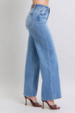 Judy Blue Full Size Wide Leg Jeans with Pockets - Rosa Apparel