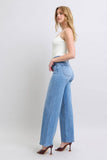 Judy Blue Full Size Wide Leg Jeans with Pockets - Rosa Apparel