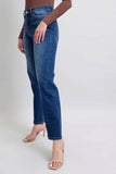 Judy Blue Side Seam Detail Straight Jeans with Pockets 82629 - Rosa Apparel