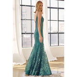 Juliet 274 Embroidered Sequins Mermaid Evening Dress - Rosa Apparel