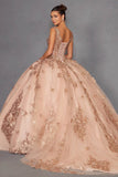 Juliet 3D Butterfly Off Shoulder Quinceañera Ball Gown JT1485J - Rosa Apparel