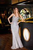 Juliet Beaded Fitted Strapless Gown JT2525L - Rosa Apparel
