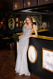 Juliet Beaded Fitted Strapless Gown JT2525L - Rosa Apparel