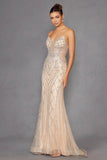 Juliet Beaded Fitted Strapless Gown JT2525L - Rosa Apparel