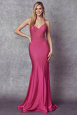 Juliet Beaded Lace-Up Back Mermaid Gown 276 - Rosa Apparel