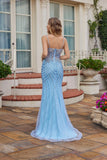Juliet Beaded Mesh Mermaid Gown with Ornate Bodice JT2709T