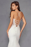 Juliet Elegant Lace Sleeveless Mermaid Bridal Gown JT2481UW - Rosa Apparel