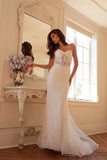 Juliet Elegant Lace Sleeveless Mermaid Bridal Gown JT2481UW - Rosa Apparel