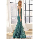 Juliet 274 Embroidered Sequins Mermaid Evening Dress - Rosa Apparel