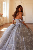 Juliet Off-Shoulder Embroidered Quinceanera Ball Gown - JT1488H - Rosa Apparel