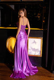 Juliet Spaghetti Strap Sweetheart Neckline Sequin High Slit Evening Gown - JT2535K - Rosa Apparel