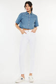 Kan Kan USA Casual High Rise Ankle Regular Hem Skinny Jeans - Rosa Apparel