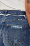 Kan Can USA Distressed Button Fly Denim Shorts Style #:KC7942D - Rosa Apparel
